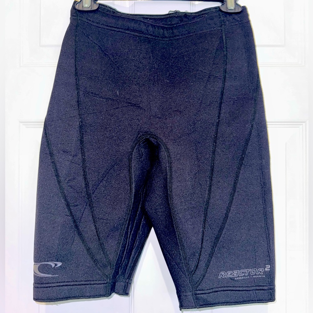 O'Neill Reactor 2 Black Wetsuit Shorts. Size M